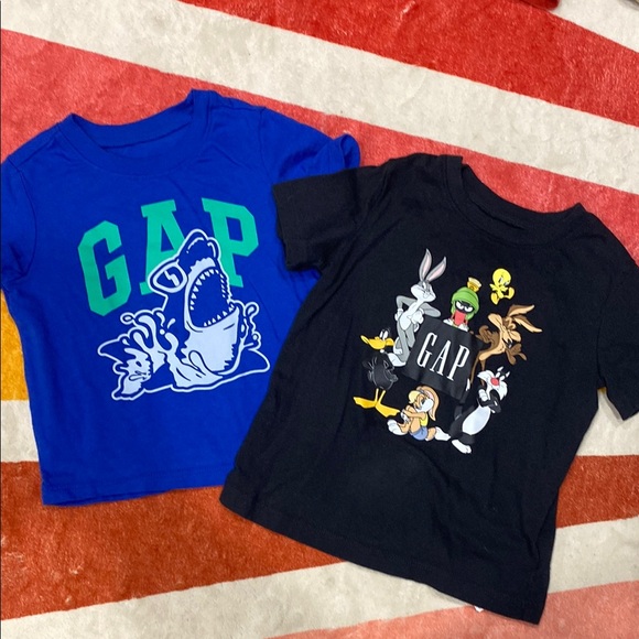 GAP Other - GAP Kids Blue and Black Graphic T-Shirts